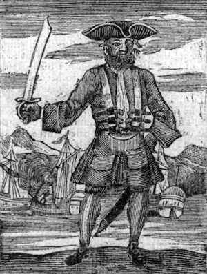 General History of the Pyrates - Blackbeard_the_Pirate (1725)