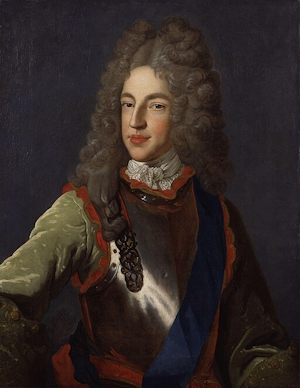 James Francis Edward Stuart, Prince of Wales by Alexis Simon Belle, circa 1712.