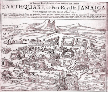 Sunken Pirate City of Port Royal (1692).