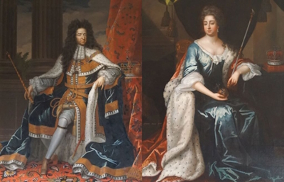 William III and Mary II, date unknown.