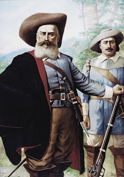 Domingos Jorge Velho e o Loco-tenente Antônio F. de Abreu, painted 1903 by Benedito Calixto (1853–1927).