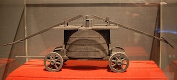 Model of 17th-century fire engine of John Keeling of Blackfriars.