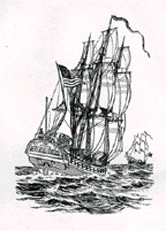 US privateers in the Revolutionary War. From the book A history of American privateers (1900) by Edgar Stanton Maclay.