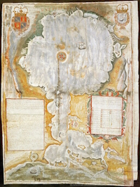 Map of Maracaibo from 1699.