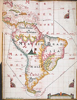 South America by Thames school chartmaker William Hack. In 